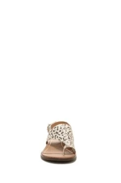 Vionic Ella Leopard Leather White Sandals 10 Vionic Ella Leopard Leather White Sandals -Vionic 128149s3