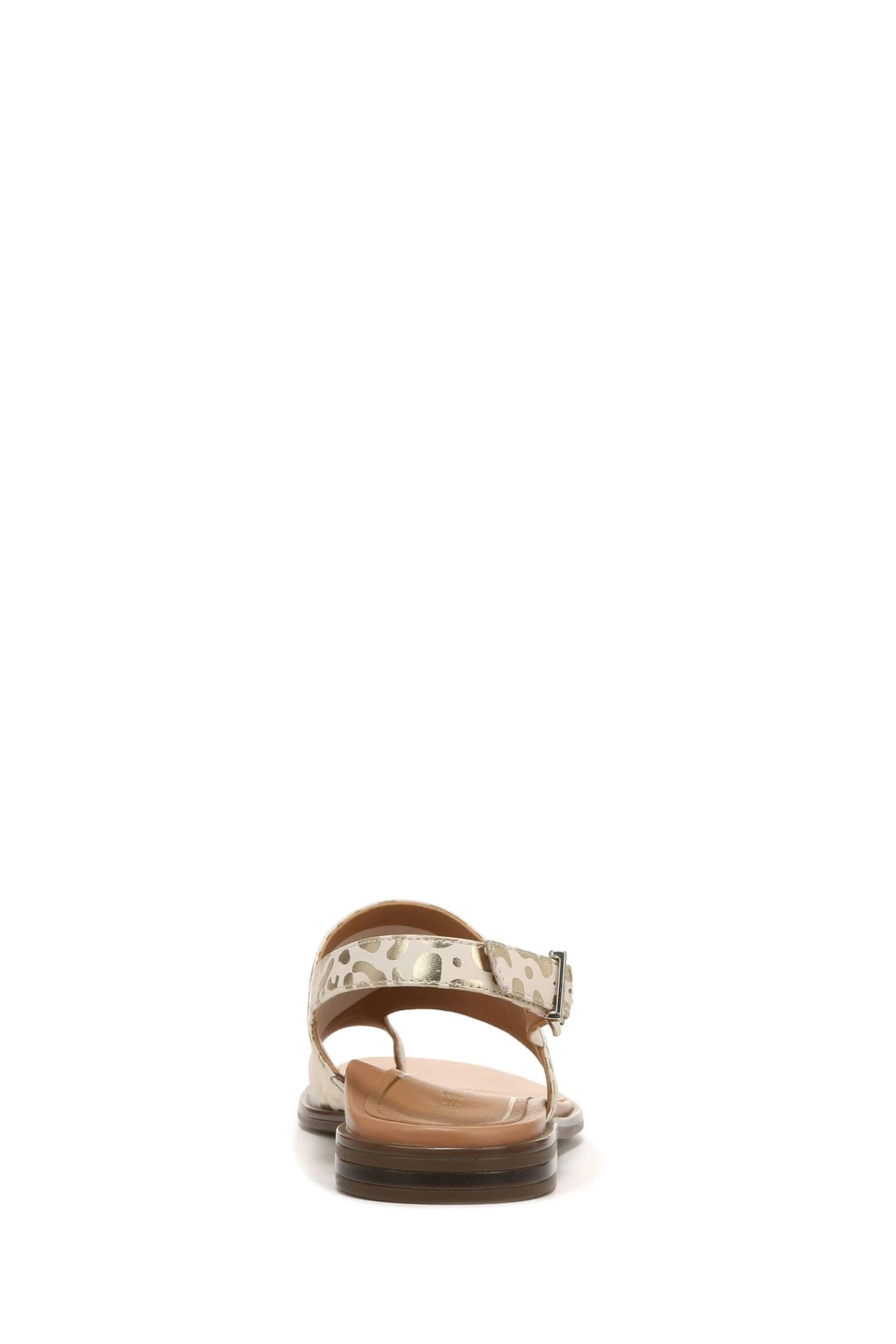 Vionic Ella Leopard Leather White Sandals 6 Vionic Ella Leopard Leather White Sandals - Image 4