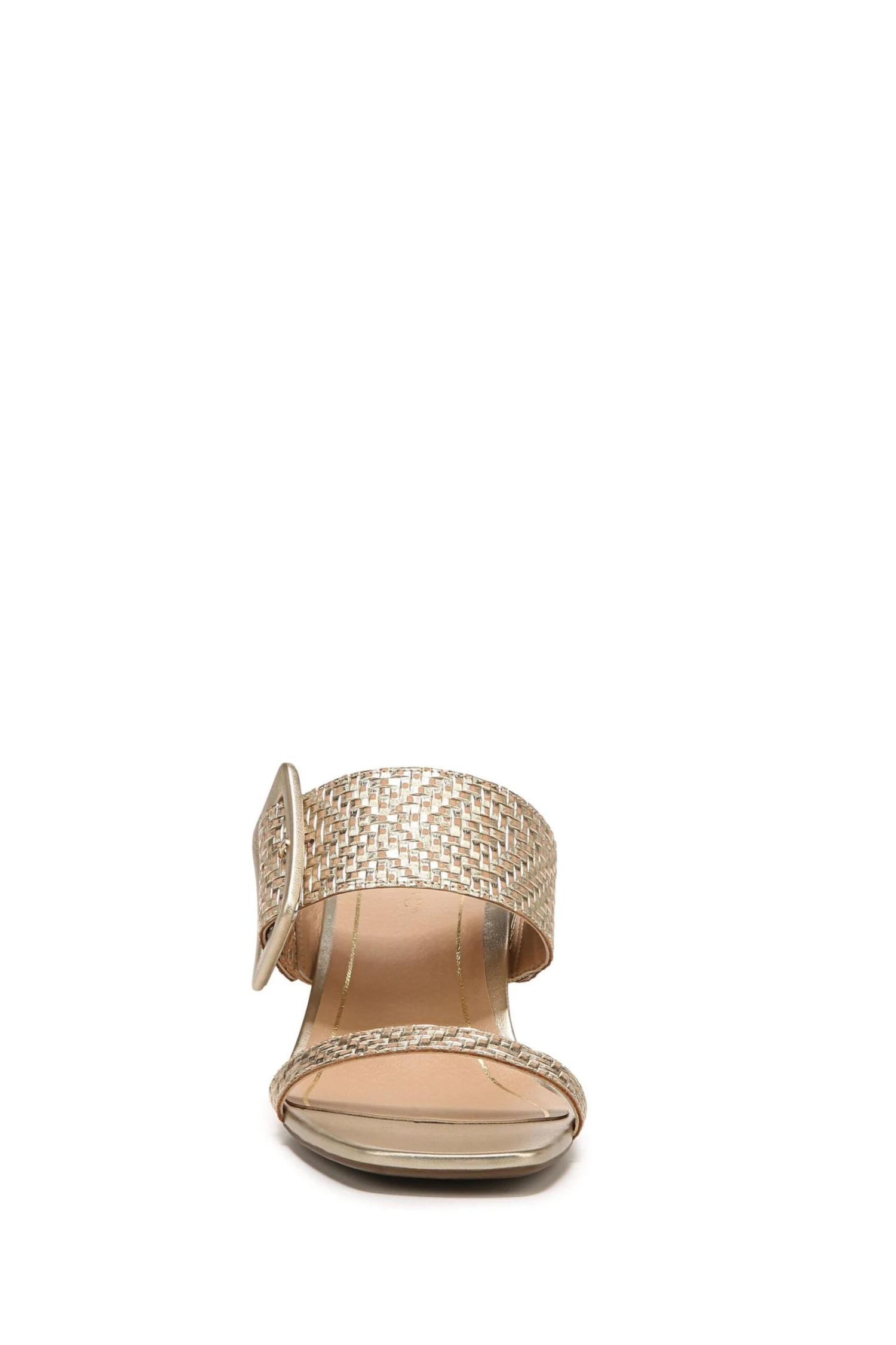 Vionic Gold Tone Tumbled Leather Brookell Slides 5 Vionic Gold Tone Tumbled Leather Brookell Slides - Image 3