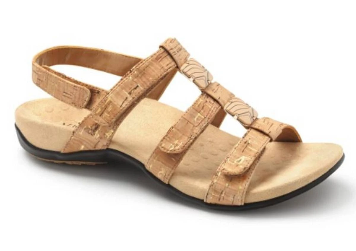 Vionic Women's Amber Sandals Gold Cork 4 Vionic Women's Amber Sandals Gold Cork - Image 2