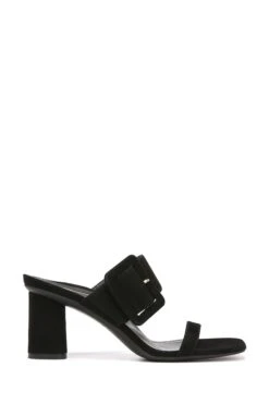 Vionic Black Suede Brookell Slides