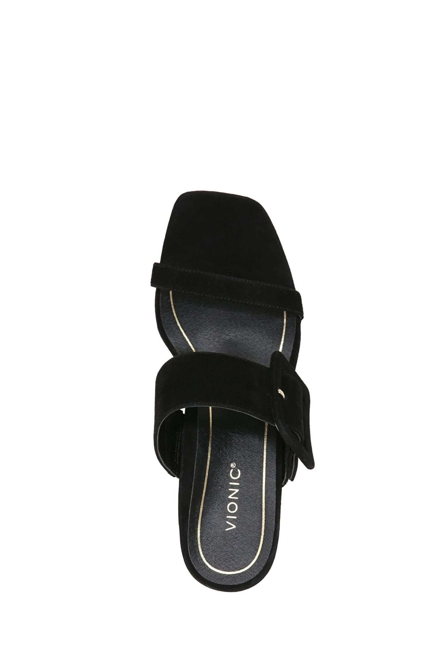 Vionic Black Suede Brookell Slides 7 Vionic Black Suede Brookell Slides - Image 5