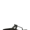 Vionic Black Wavy Synthetic Leather Karley Slides -Vionic 248189s