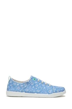 Vionic Blue Poppy Print Pismo Sneakers
