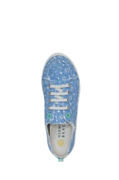 Vionic Blue Poppy Print Pismo Sneakers -Vionic 255513s5