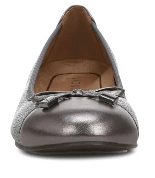 Vionic Women's Minna Ballet Flat Pewter 7 Vionic Women's Minna Ballet Flat Pewter - Image 5