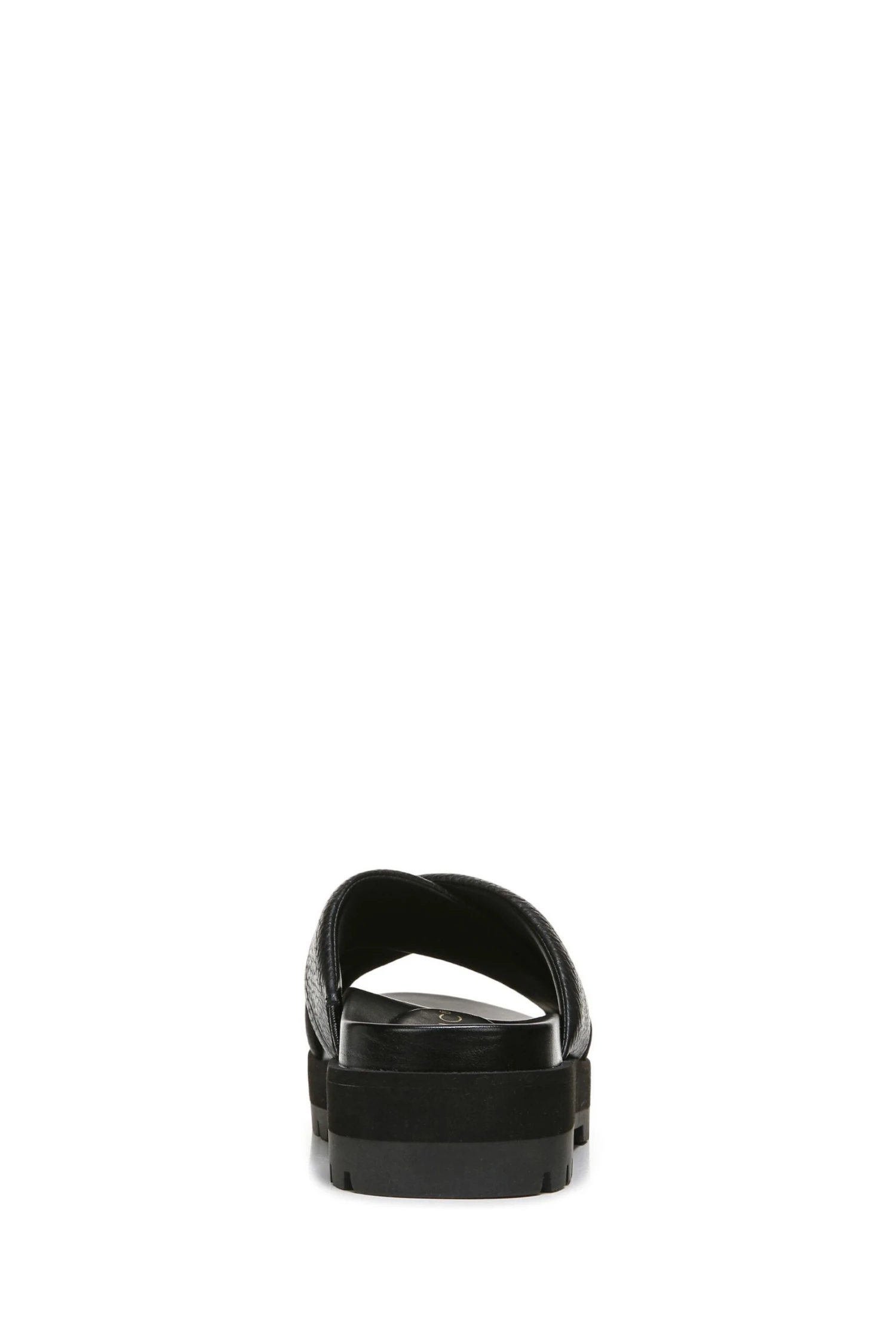 Vionic Black Tumbled Leather Vesta Slides 6 Vionic Black Tumbled Leather Vesta Slides - Image 4