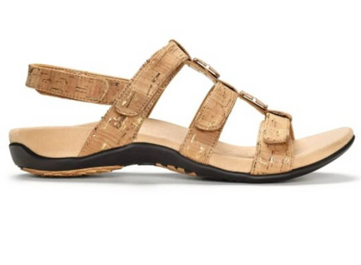 Vionic Women's Amber Sandals Gold Cork 5 Vionic Women's Amber Sandals Gold Cork - Image 3