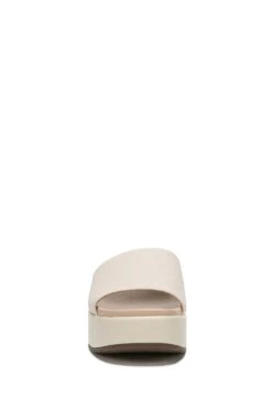 Vionic Cream Tumbled Leather Trista Slides 10 Vionic Cream Tumbled Leather Trista Slides -Vionic 417939s3