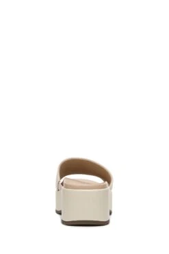 Vionic Cream Tumbled Leather Trista Slides 11 Vionic Cream Tumbled Leather Trista Slides -Vionic 417939s4