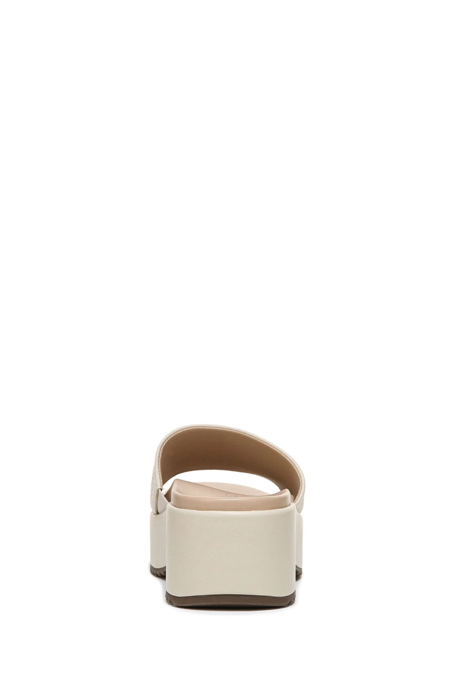Vionic Cream Tumbled Leather Trista Slides 6 Vionic Cream Tumbled Leather Trista Slides - Image 4
