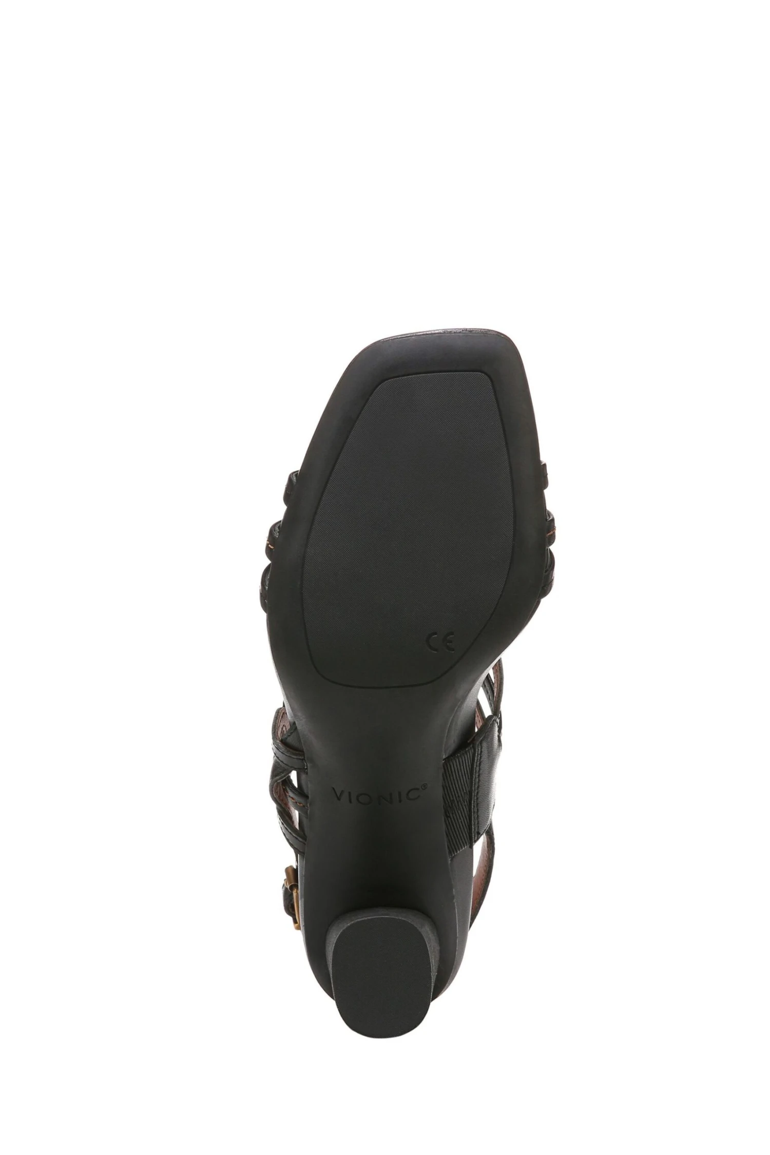 Vionic Black Leather Zaphira Heeled Sandals 8 Vionic Black Leather Zaphira Heeled Sandals - Image 6