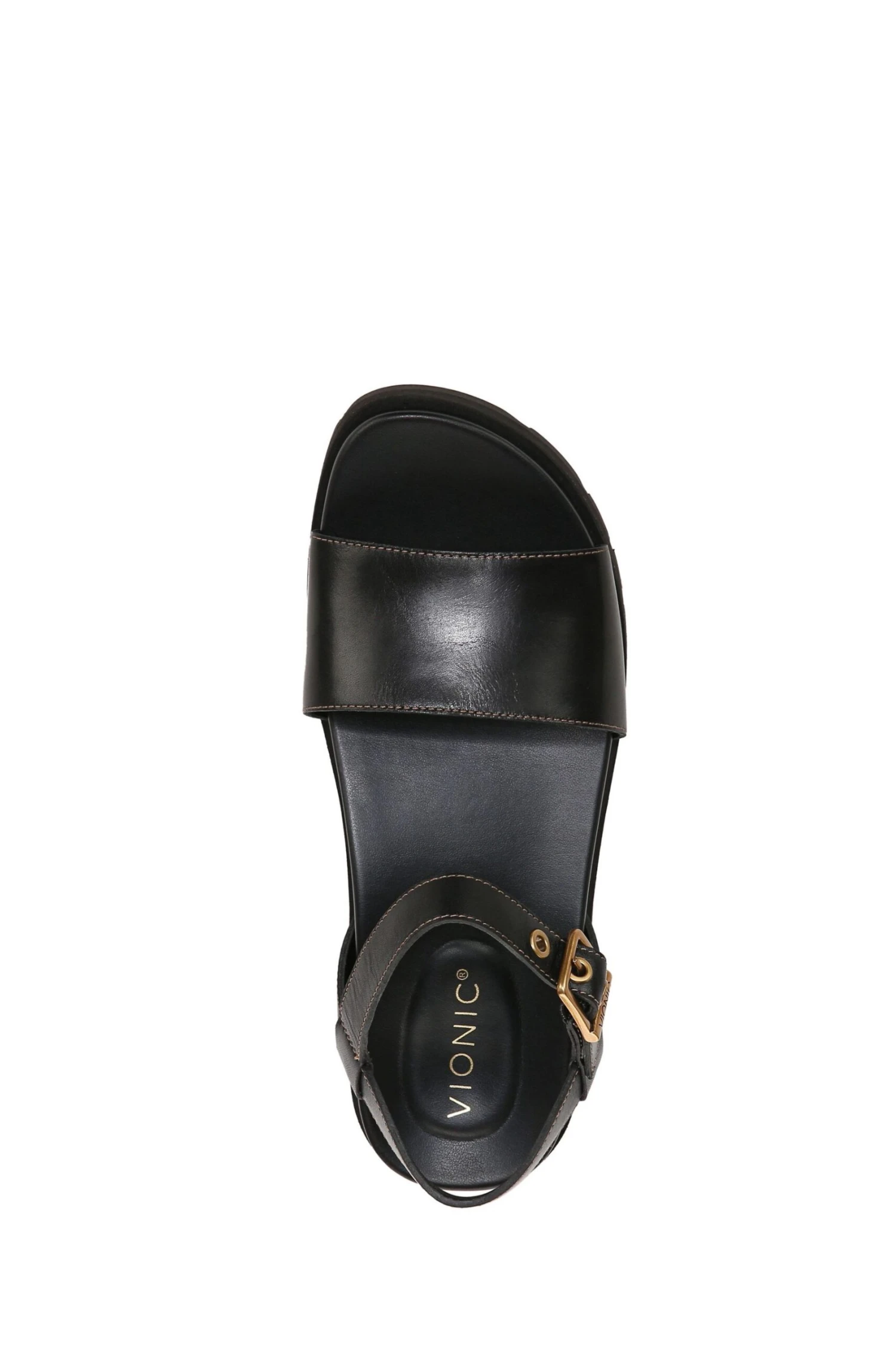 Vionic Black Leather Jamie Sandals 7 Vionic Black Leather Jamie Sandals - Image 5