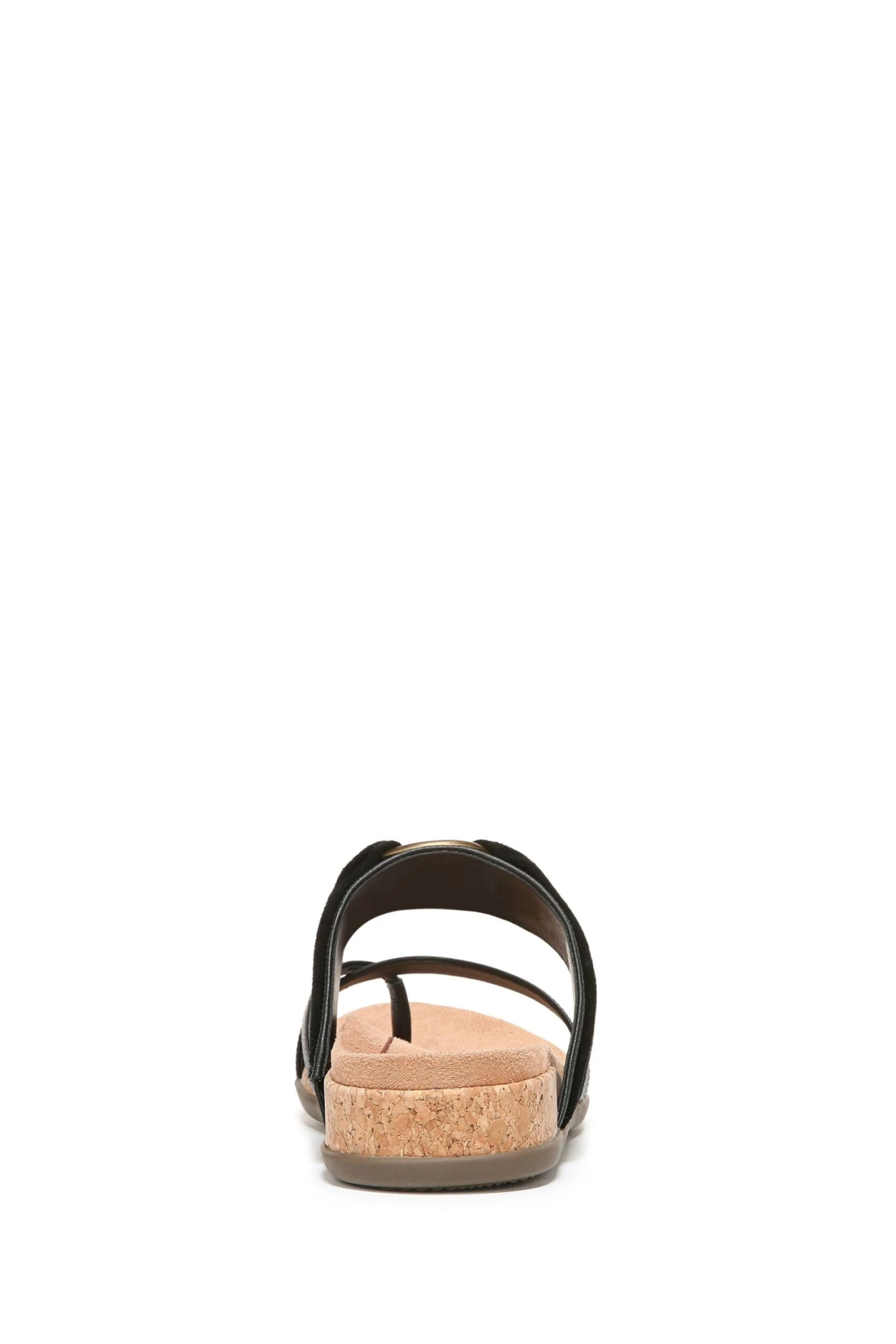 Vionic Black Leather Suede Landyn Sandals 6 Vionic Black Leather Suede Landyn Sandals - Image 4