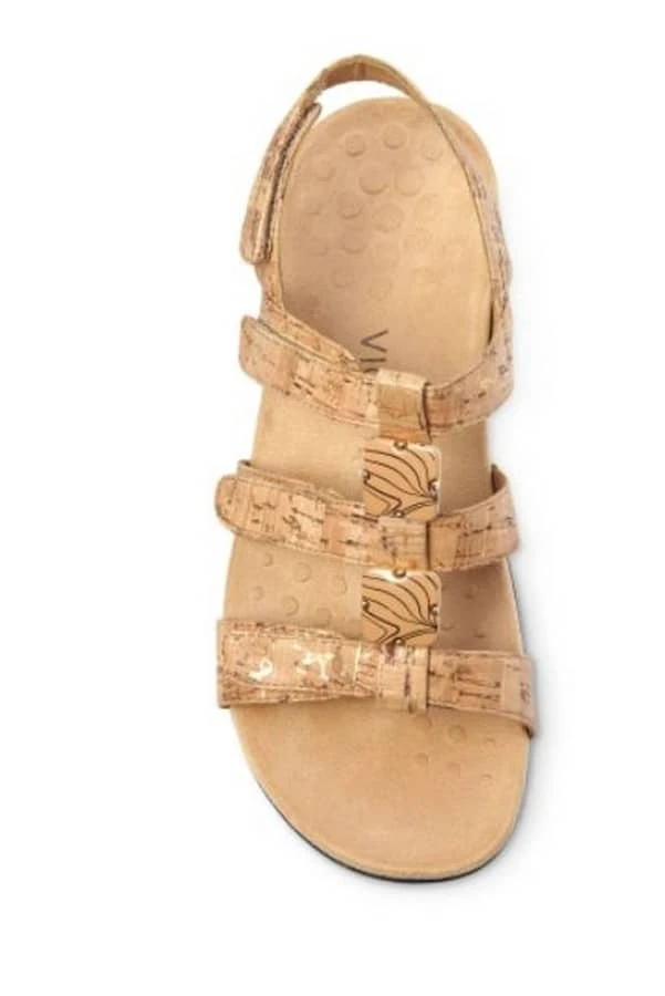 Vionic Women's Amber Sandals Gold Cork 8 Vionic Women's Amber Sandals Gold Cork - Image 6