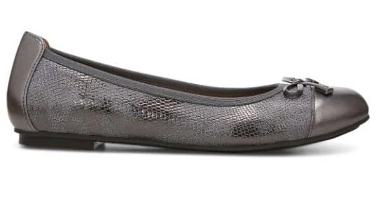 Vionic Women's Minna Ballet Flat Pewter 5 Vionic Women's Minna Ballet Flat Pewter - Image 3