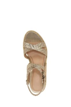 Vionic Gold Tumbled Leather Bonita Sandals -Vionic 520131s5