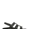 Vionic Amber Crocodile Black Sandals
