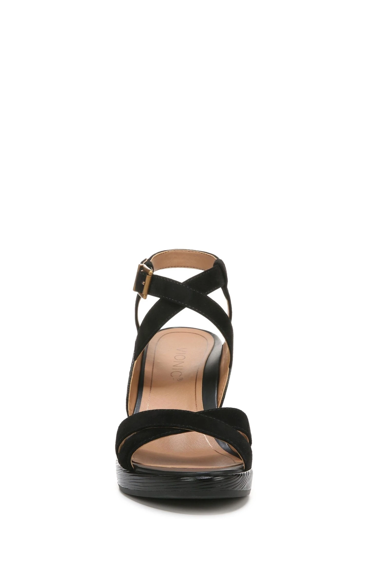 Vionic Black Suede Bonita Sandals 5 Vionic Black Suede Bonita Sandals - Image 3