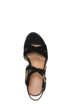 Vionic Black Suede Bonita Sandals 12 Vionic Black Suede Bonita Sandals -Vionic 561218s5