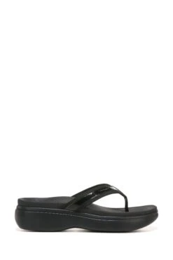 Vionic Black High Tide II Sandals