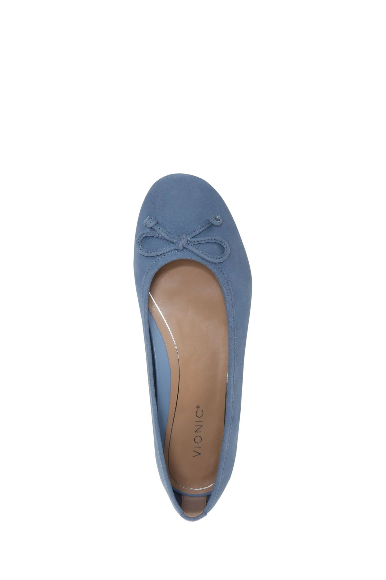 Vionic Blue Shadow Suede Callisto Ballerina 5 Vionic Blue Shadow Suede Callisto Ballerina - Image 3