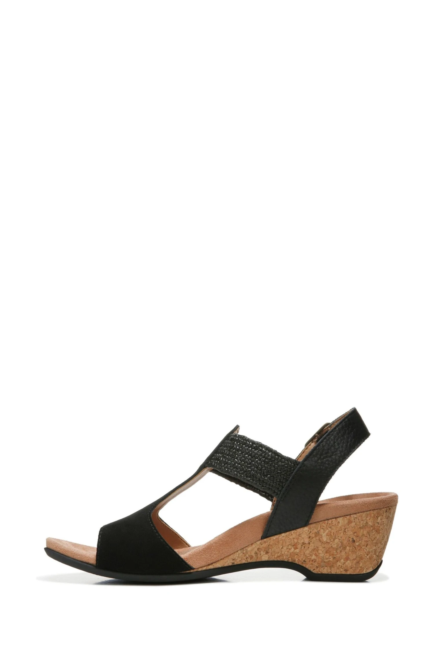 Vionic Black Suede Kaytie Sandals 4 Vionic Black Suede Kaytie Sandals - Image 2