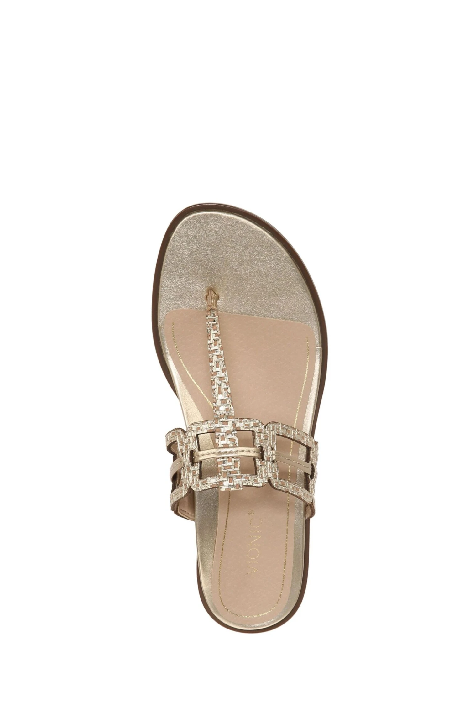 Vionic Gold Leather Alvana Sandals 7 Vionic Gold Leather Alvana Sandals - Image 5