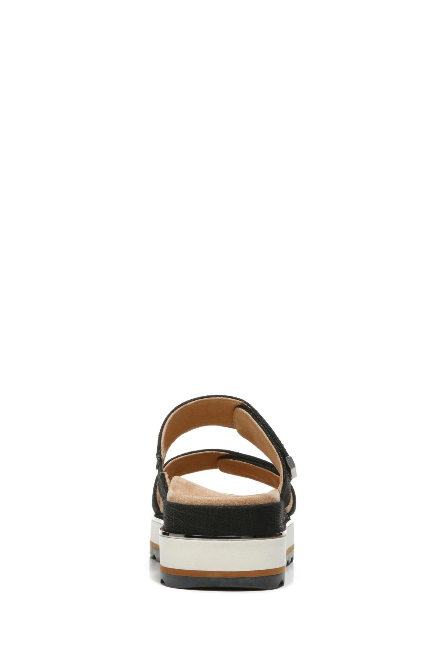 Vionic Black Linen Brandie Slides 4 Vionic Black Linen Brandie Slides - Image 2