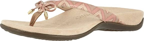 Vionic Women's Bella Toe Post Sandals Dusty Pink 3 Vionic Women's Bella Toe Post Sandals Dusty Pink
