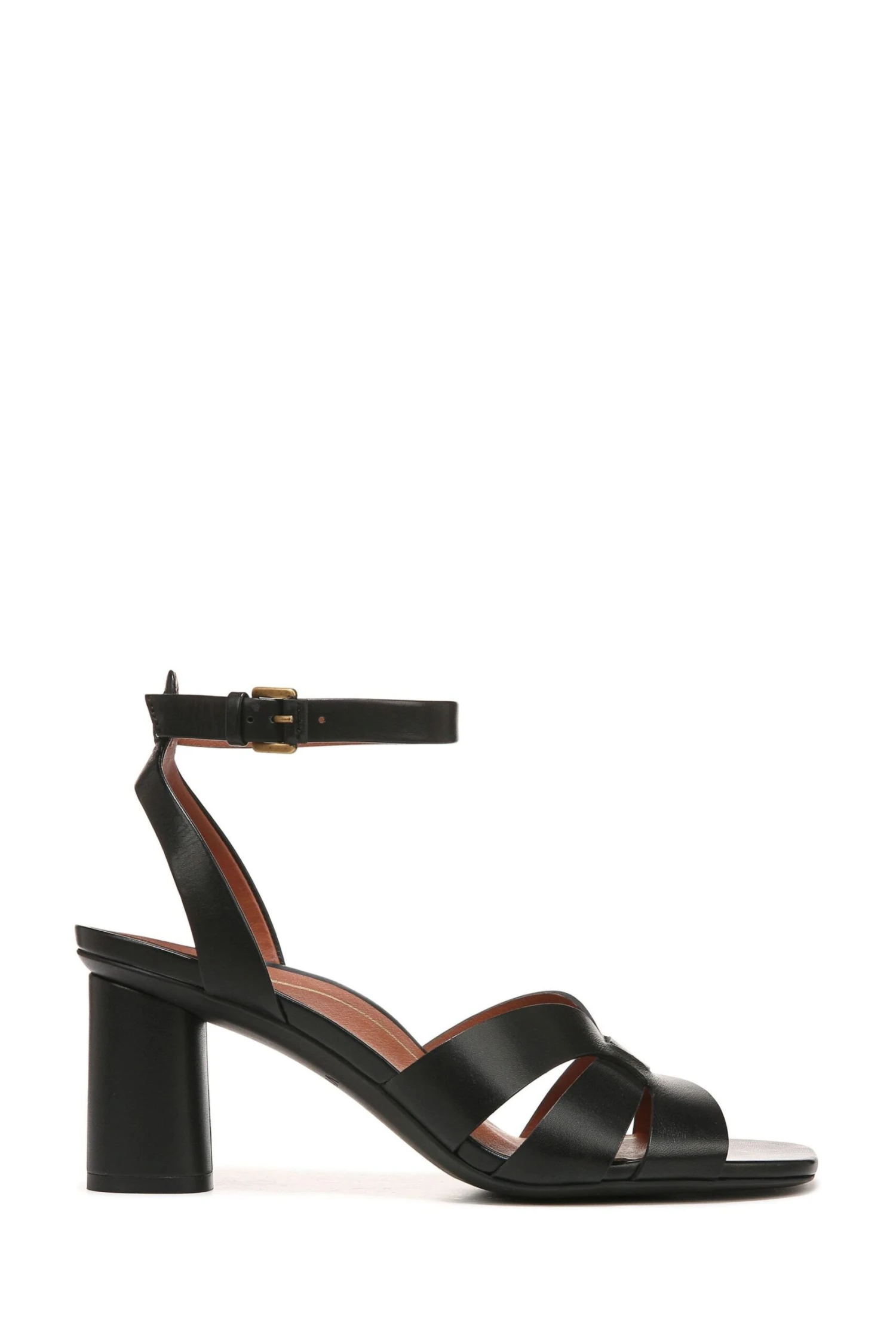 Vionic Black Marrin Leather Heeled Sandals 3 Vionic Black Marrin Leather Heeled Sandals