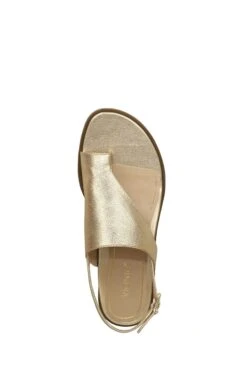 Vionic Gold Ella Tumbled Leather Sandals 12 Vionic Gold Ella Tumbled Leather Sandals -Vionic 675114s5