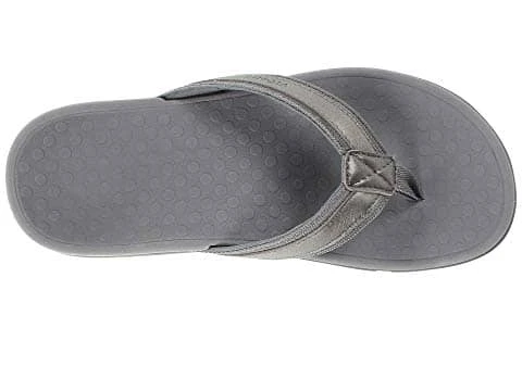 Vionic Women's Tide II Toe Post Sandals Pewter Metallic 9 Vionic Women's Tide II Toe Post Sandals Pewter Metallic - Image 7
