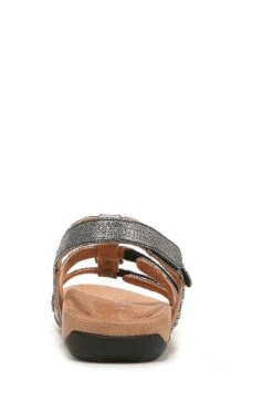 Vionic Metallic Linen Black Sandals 11 Vionic Metallic Linen Black Sandals -Vionic 907054s3