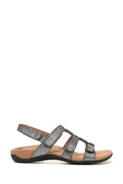 Vionic Metallic Linen Black Sandals 15 Vionic Metallic Linen Black Sandals -Vionic 907054s7