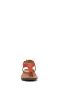 Vionic Orange Terra Clay Tumbled Leather Sandals -Vionic 931032s3
