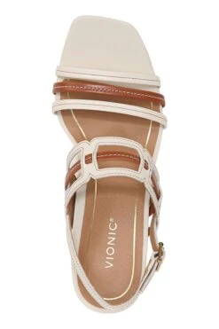 Vionic Cream Zaphira Ankle Strap Sandals 12 Vionic Cream Zaphira Ankle Strap Sandals -Vionic 983405s5