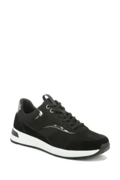 Vionic Nova Black Mesh Nubuck Lace Up Trainers 11 Vionic Nova Black Mesh Nubuck Lace Up Trainers -Vionic C18384s3