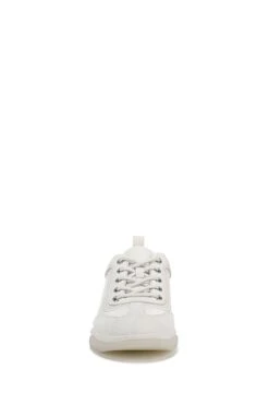 Vionic Nyla White Marshmallow Leather Lace Up Shoes -Vionic C26532s4