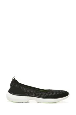 Vionic Kallie Black Knit Slip On Shoes