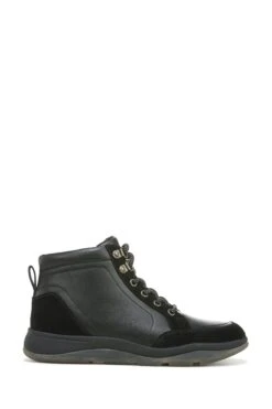 Vionic Whitley Black Leather Chukka High Tops