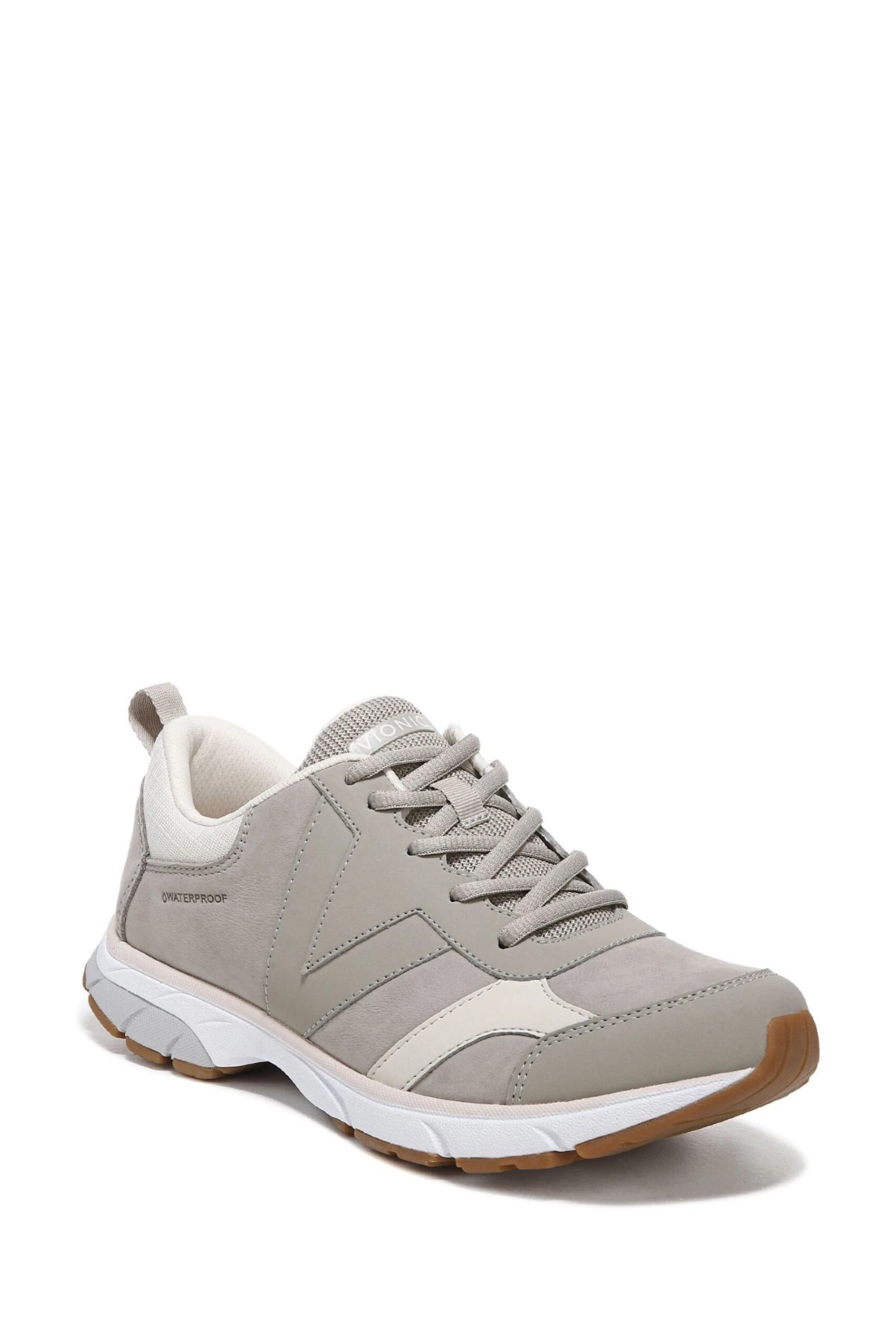 Vionic Grey Dark Taupe Zanny Lace Up Trainers 5 Vionic Grey Dark Taupe Zanny Lace Up Trainers - Image 3