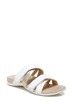 Vionic Hadlie White Slider Sandals -Vionic C57255s3