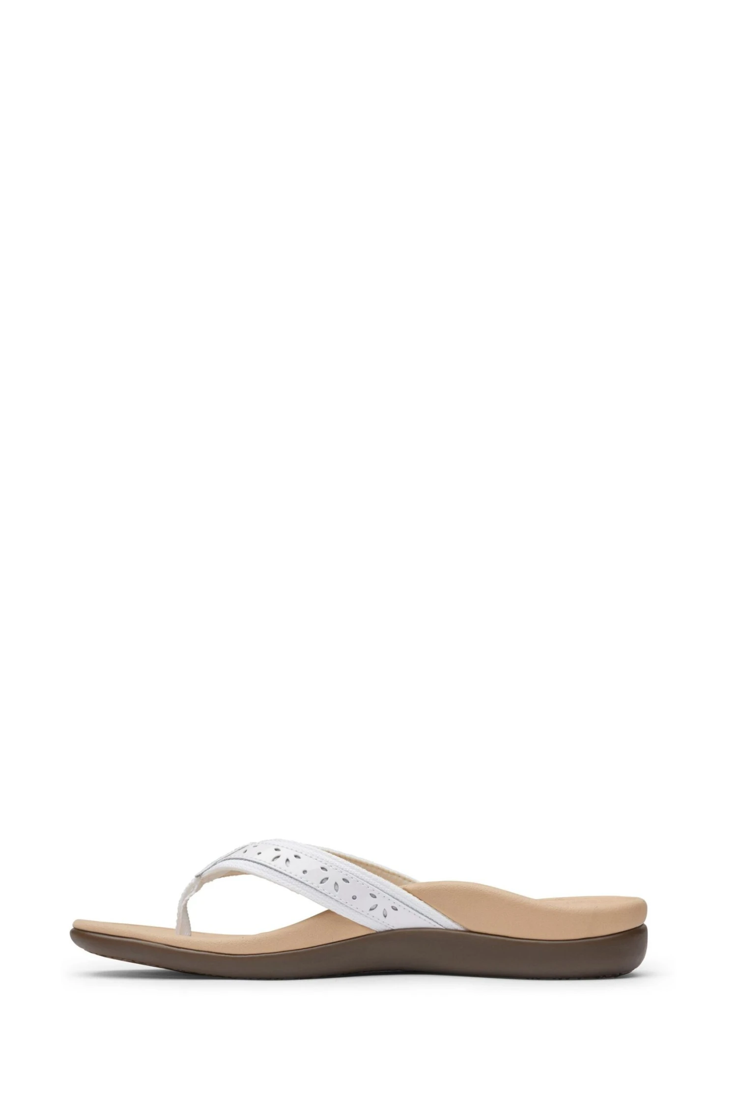 Vionic Casandra Toe Post Thong White Sandals 4 Vionic Casandra Toe Post Thong White Sandals - Image 2