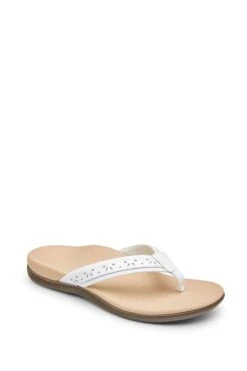 Vionic Casandra Toe Post Thong White Sandals 9 Vionic Casandra Toe Post Thong White Sandals -Vionic C60305s3