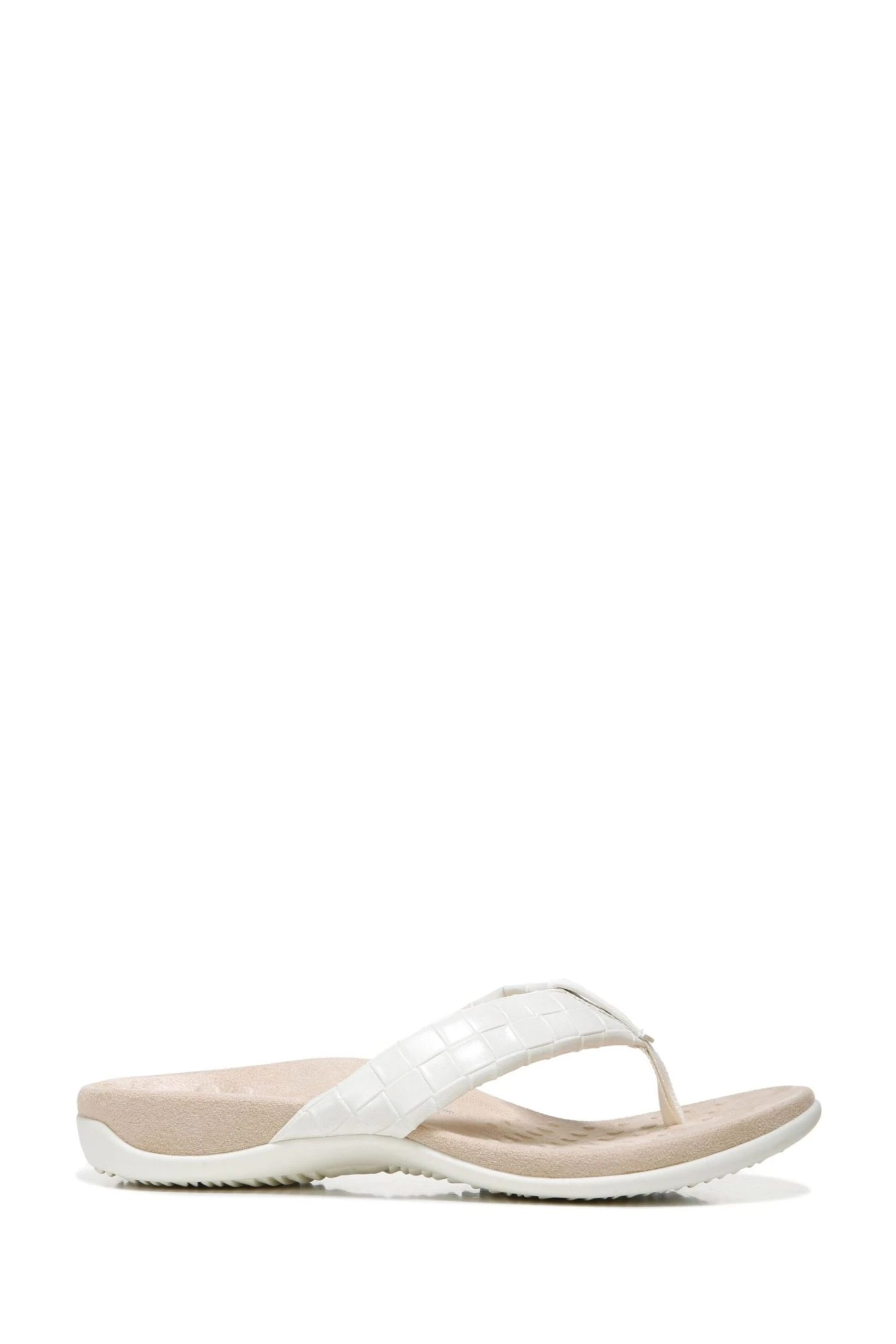 Vionic Cream Layne Thong Sandals 3 Vionic Cream Layne Thong Sandals