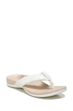 Vionic Cream Layne Thong Sandals 11 Vionic Cream Layne Thong Sandals -Vionic C62208s3