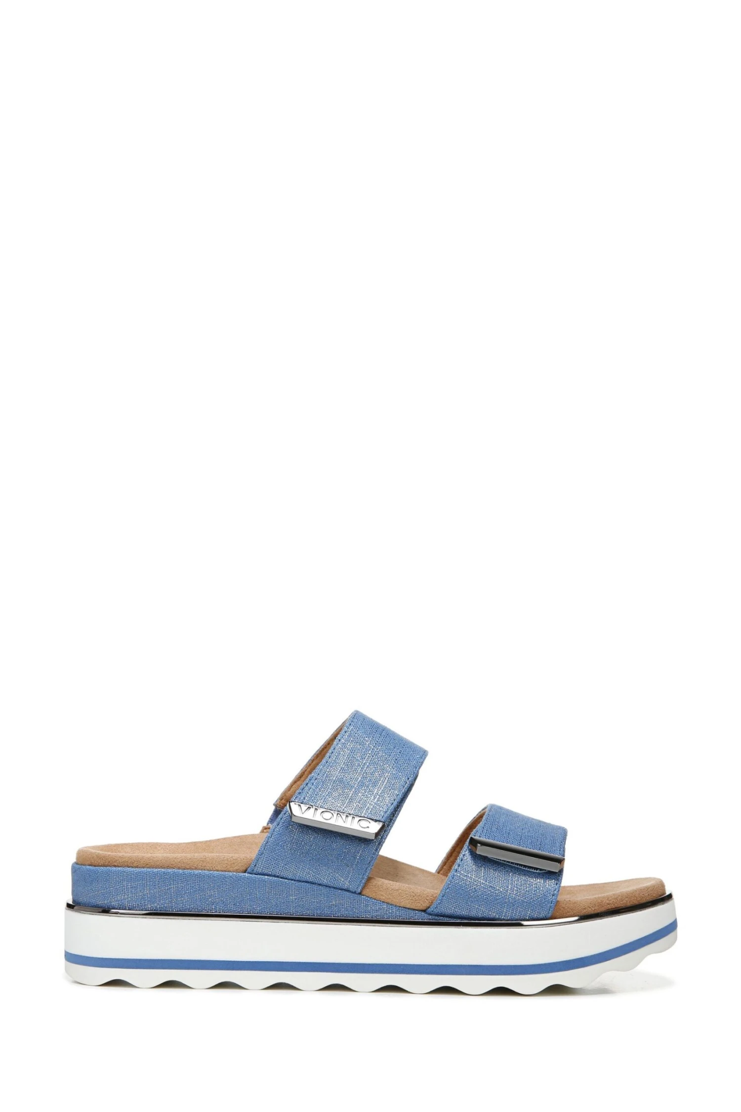 Vionic Blue Brandie Slider Sandals 3 Vionic Blue Brandie Slider Sandals
