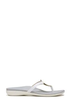 Vionic Raysa Thong White Sandals