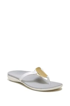 Vionic Raysa Thong White Sandals -Vionic C68458s3